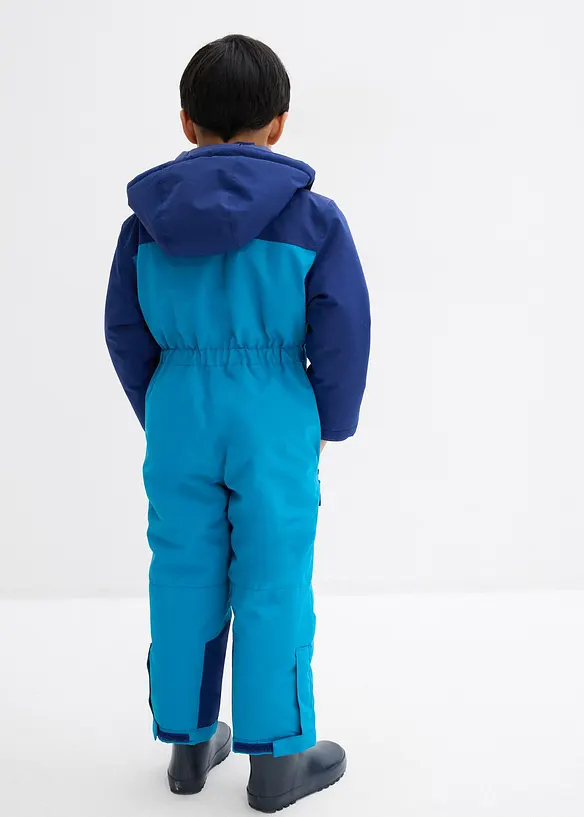 Fodrad vinteroverall med avtagbar huva och reflexdetaljer, bonprix