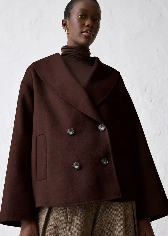 Jacka i mjuk ullblandning, bonprix