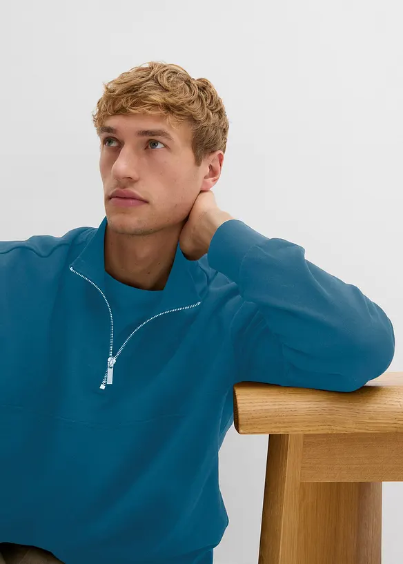 Oversizesweatshirt av ekologisk bomull, bonprix