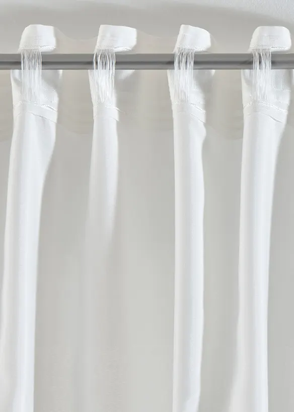 Gardin i återvunnet material (2-pack), bonprix