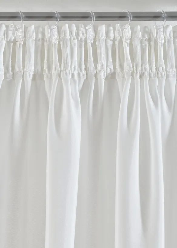 Gardin i återvunnet material (2-pack), bonprix