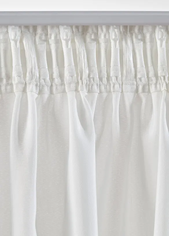 Gardin i återvunnet material (2-pack), bonprix