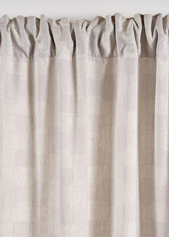 Jacquardgardin av ekologisk bomull (1-pack), bonprix