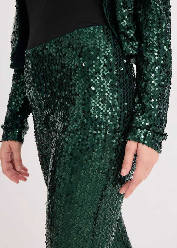 Byxa med paljetter, bonprix