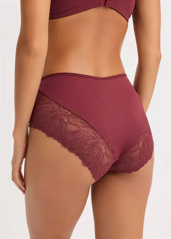 Maxihipstertrosa med fin spets, bonprix