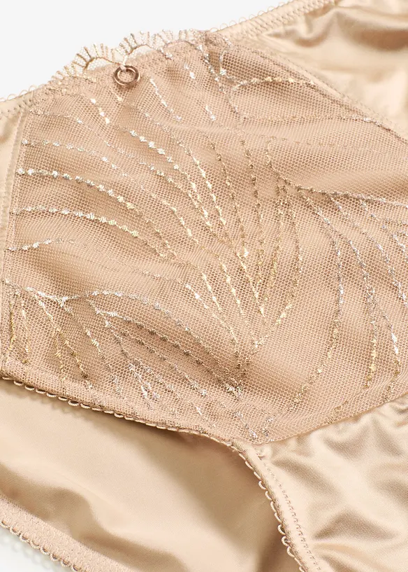 Trosa med glittrande broderi, bonprix