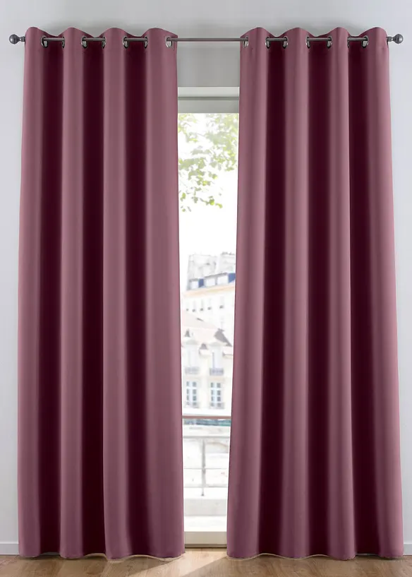 Mörkläggande gardinlängd, flera storlekar (1-pack), bonprix