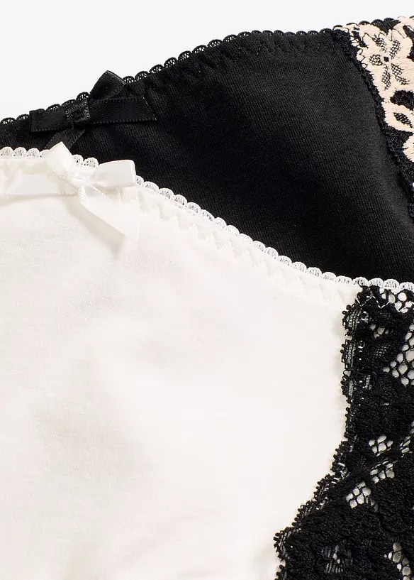 Maxihipstertrosa med ekologisk bomull (4-pack), bonprix