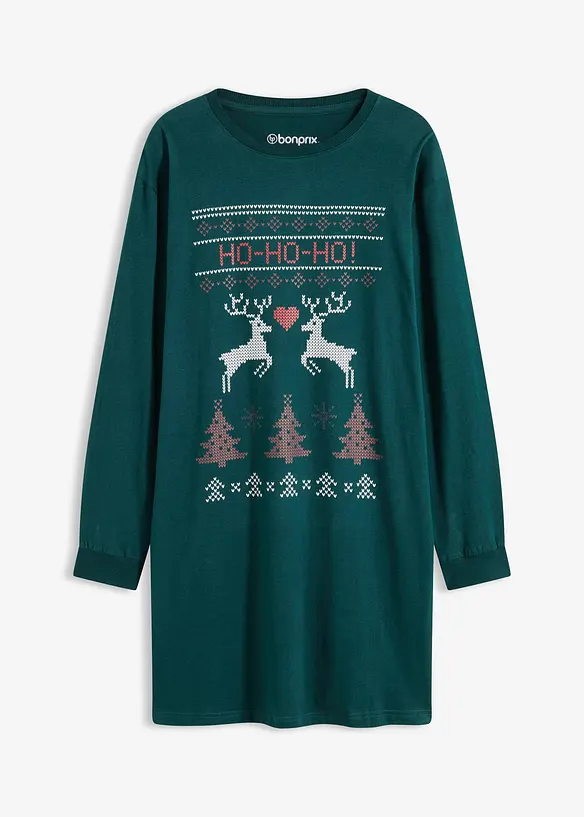 Nattlinne av ren bomull, bonprix