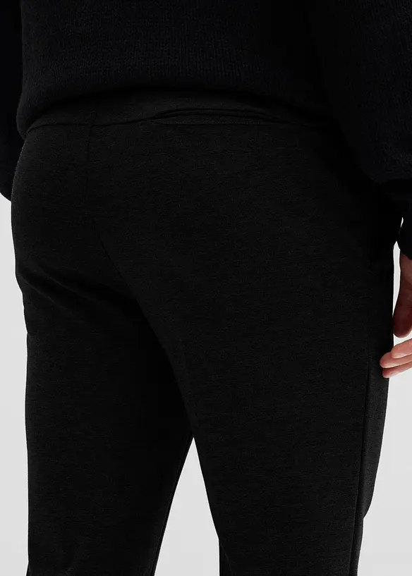 Elegant dra p&aring;-byxa med stretch, Slim Fit, bonprix
