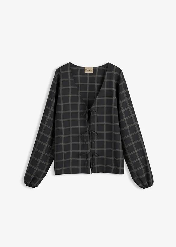 Oversized blus av mjuk viskos, bonprix