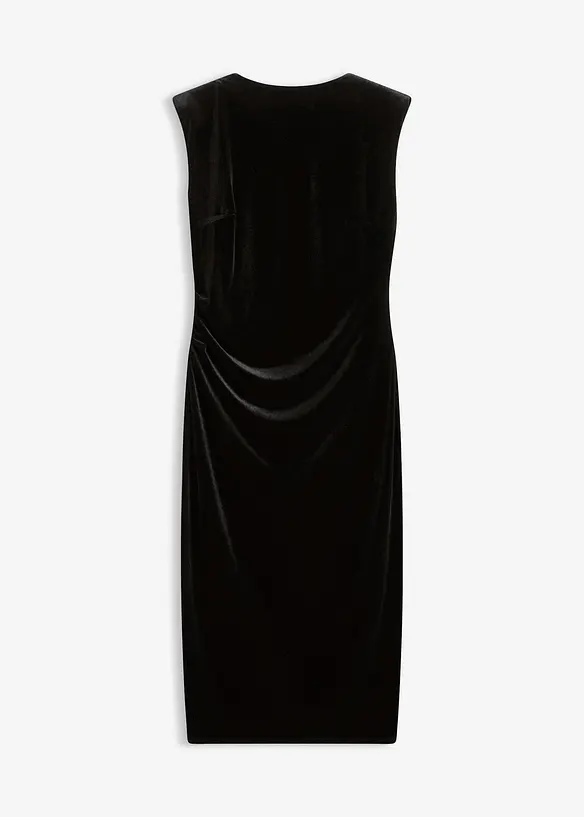 Midiklänning i mjuk sammet, bonprix