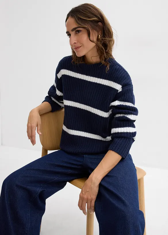 Randig tröja, bonprix