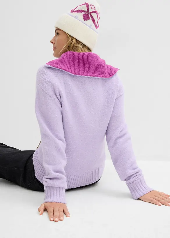 Tröja med krage, bonprix