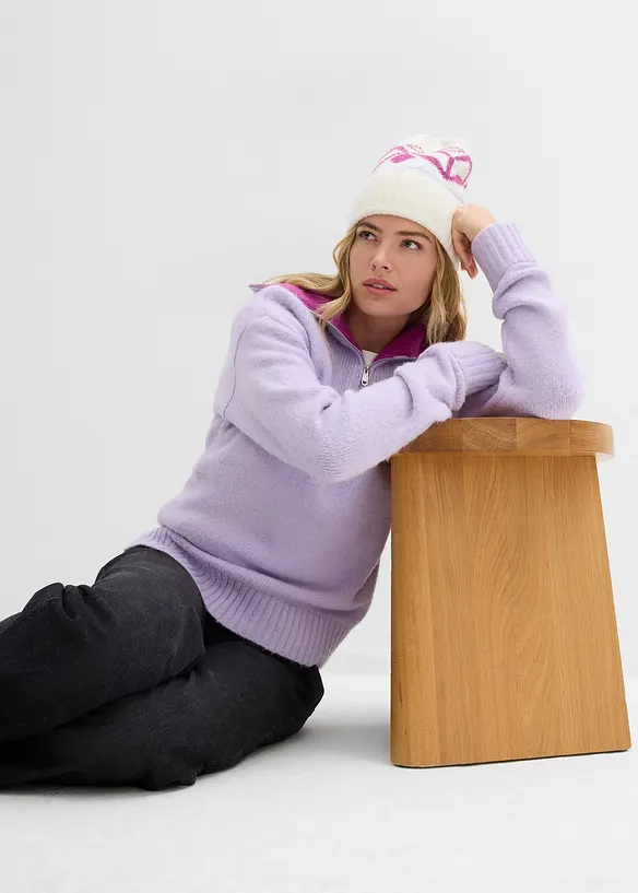 Tröja med krage, bonprix