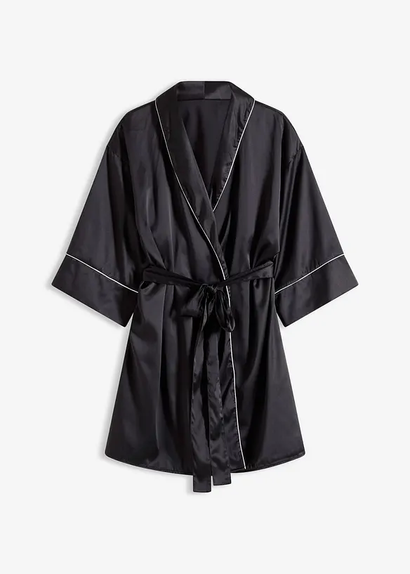 Kimono i satin med glansiga effekter, bonprix