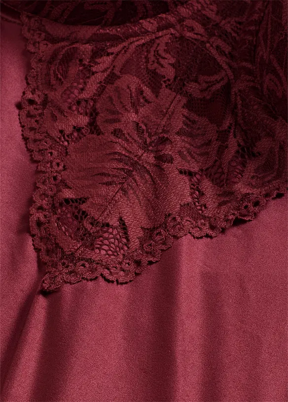 Stringbody med vadderade axelband, bonprix