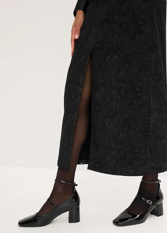 Kjol i bomull med stretch, bonprix