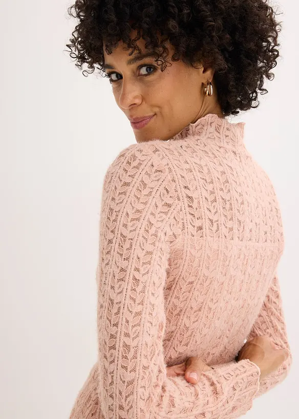 Polotröja av spets, bonprix