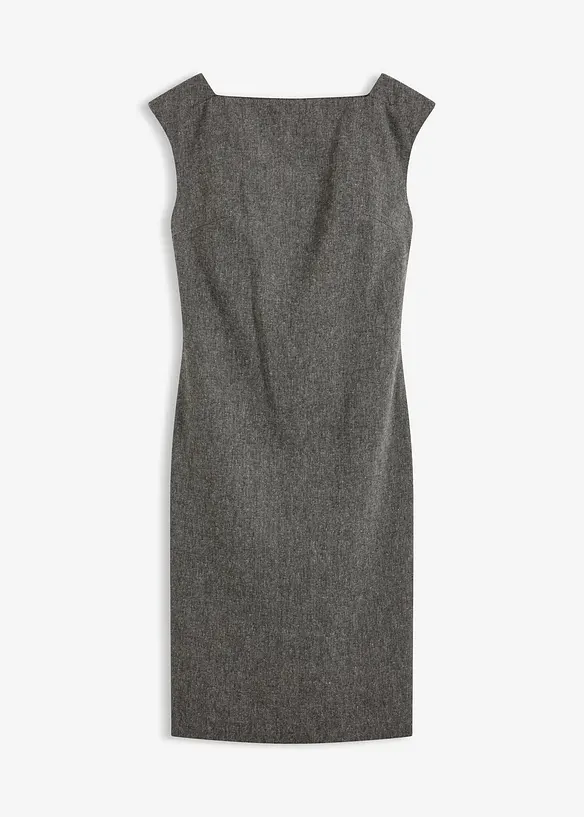 Fodralklänning av tweedliknande material, bonprix