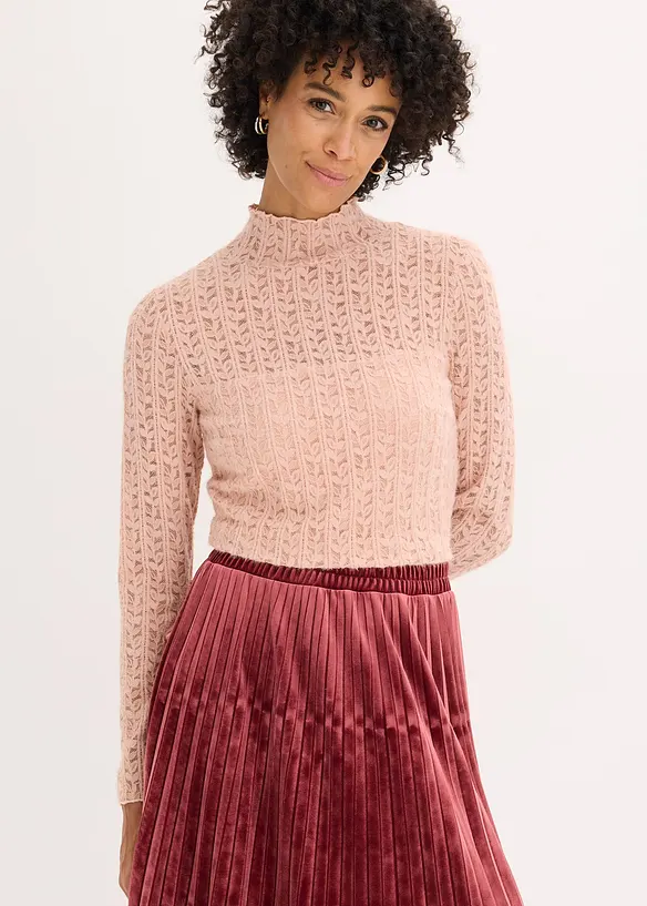 Polotröja av spets, bonprix