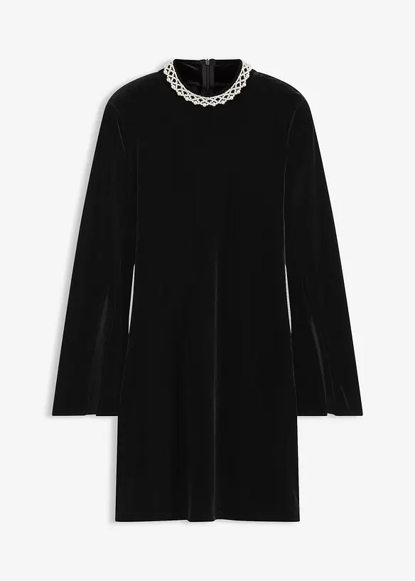 Miniklänning i följsam sammet, bonprix