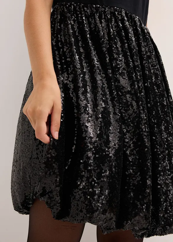 Jerseyklänning i viskosmix, bonprix