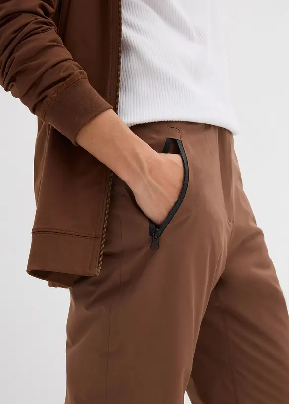 Skidbyxa i funktionsmaterial, vadderad, med snölås, bonprix