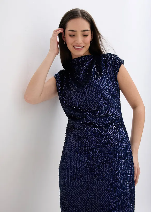 Paljettklänning, bonprix