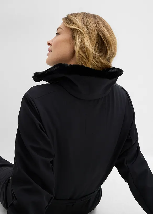 Skidkläder i vattenavvisande, varmfodrat softshellmaterial, bonprix