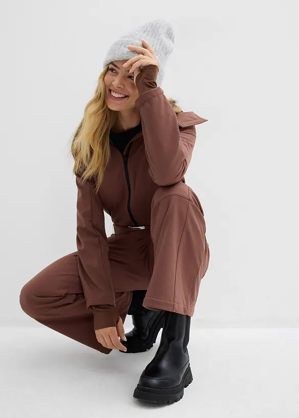 Skidkl&auml;der i vattenavvisande, varmfodrat softshellmaterial, bonprix