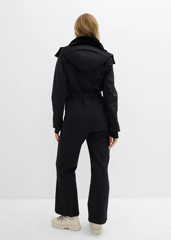 Skidkläder i vattenavvisande, varmfodrat softshellmaterial, bonprix