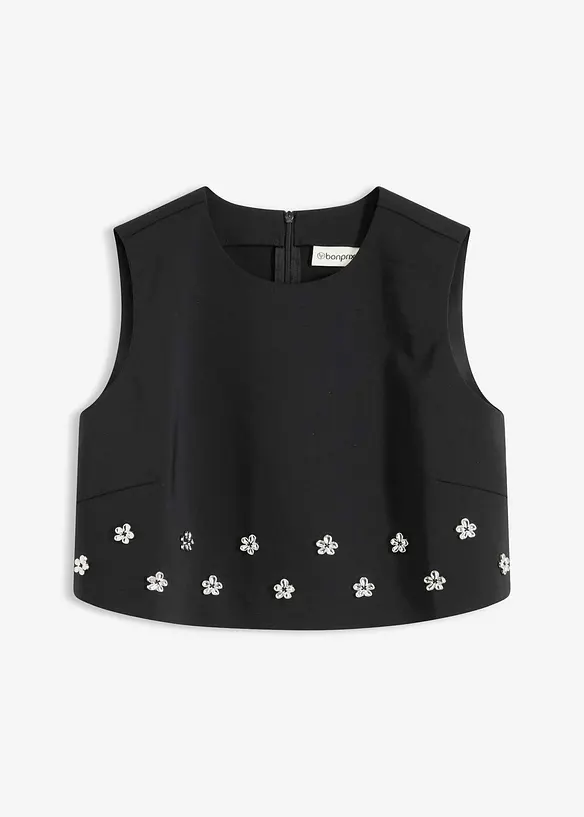 Ärmlös bomullstopp, bonprix