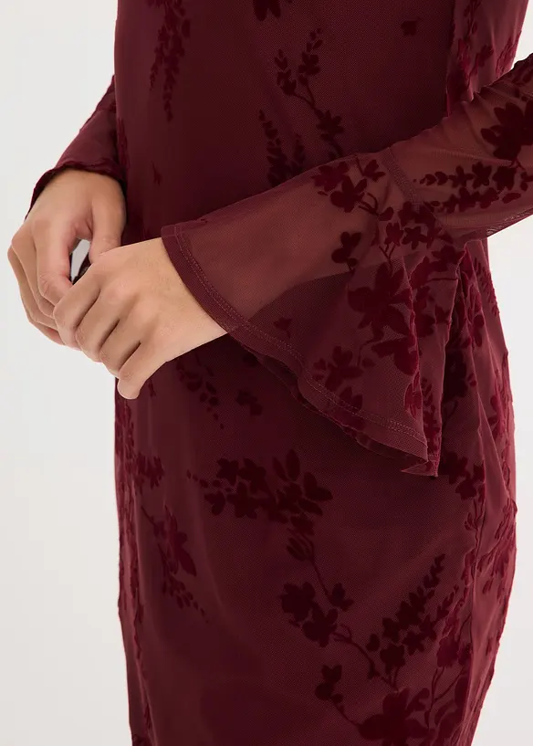 Minikl&auml;nning med mesh, bonprix