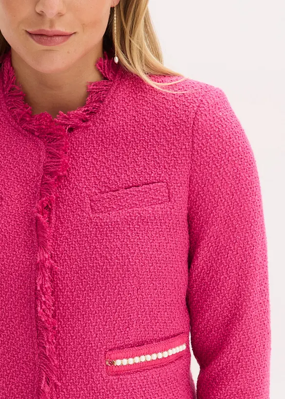 Bouclékavaj i kort modell, bonprix