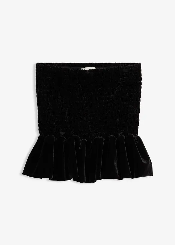 Byxkjol av mjuk sammet, bonprix