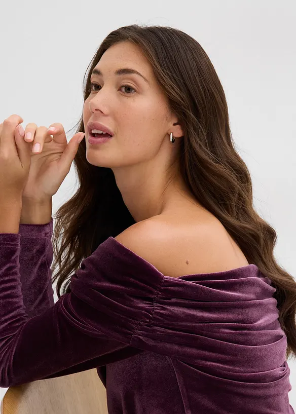 Singoallatopp i mjuk sammet, bonprix