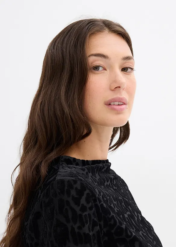 Långärmad jerseytopp, bonprix