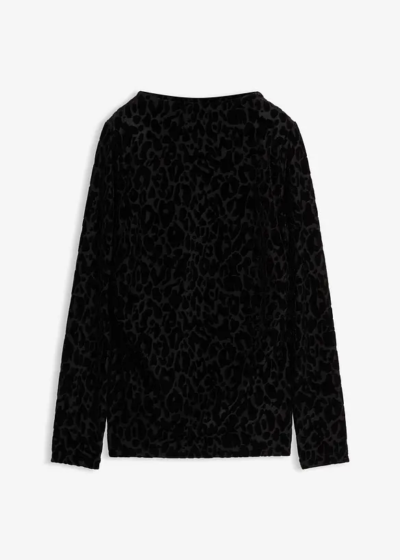 Långärmad jerseytopp, bonprix