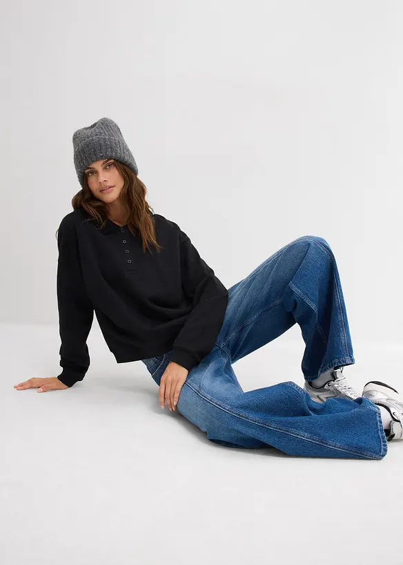 Sweatshirt av ekologisk bomull, bonprix