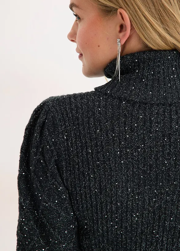 Stickad klänning, bonprix