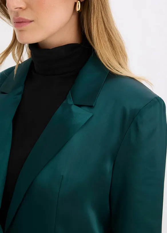 Oversizekavaj i satin, bonprix