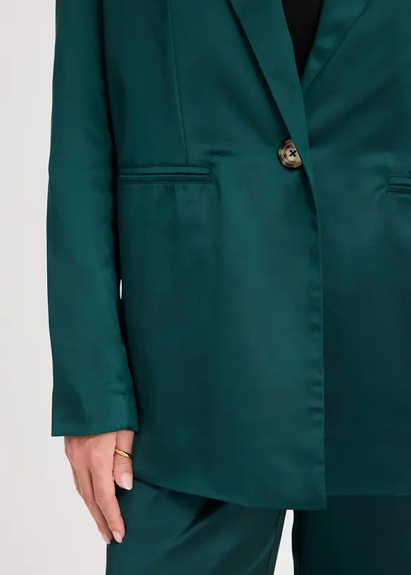 Oversizekavaj i satin, bonprix