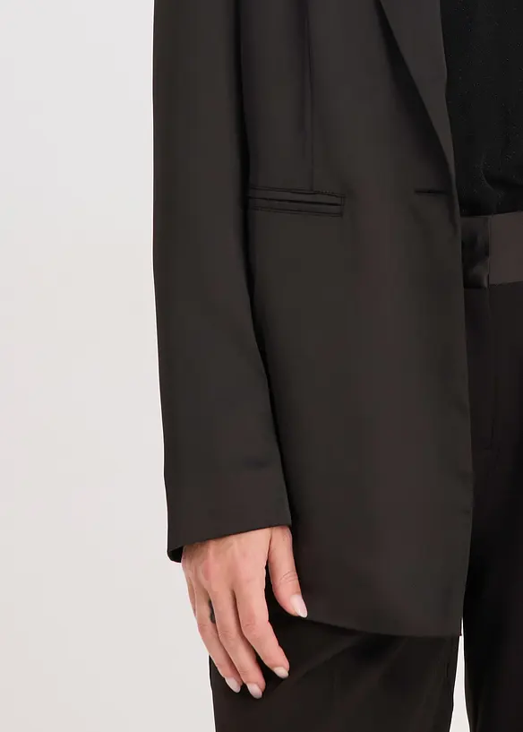 Oversizekavaj i satin, bonprix