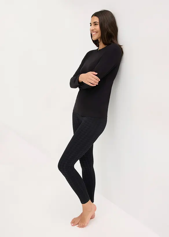 Tunn termotröja med långa ärmar, bonprix