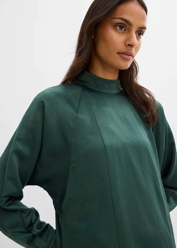 Klänning av viskosmix, bonprix