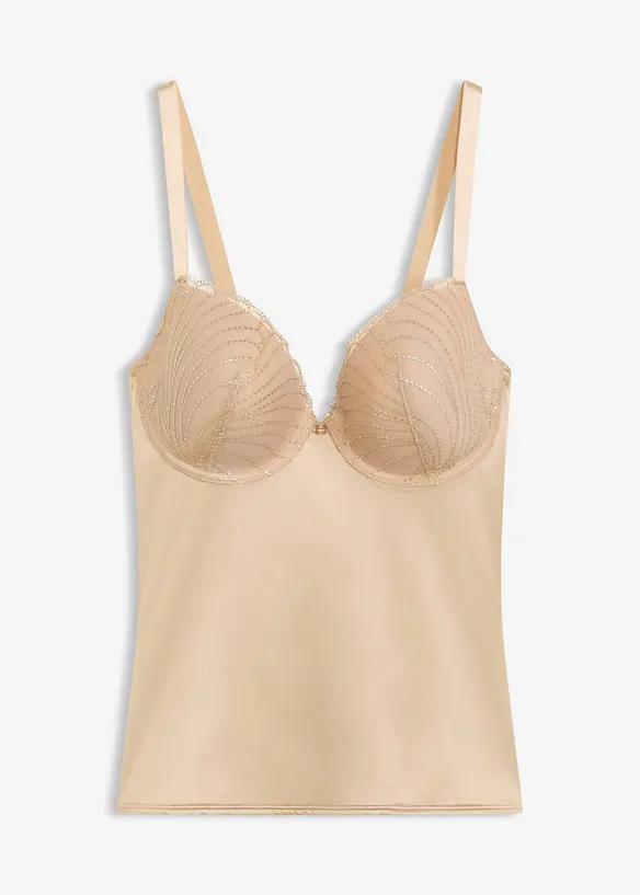 BH-linne med formpressade kupor och glansig yta samt medelhög formande effekt, bonprix