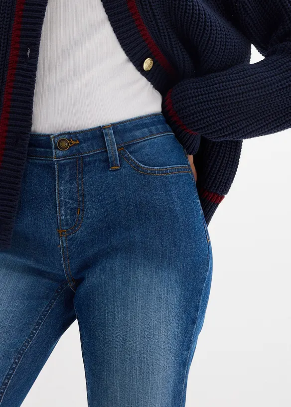 Skinny Jeans Mid Waist, Stretch, bonprix