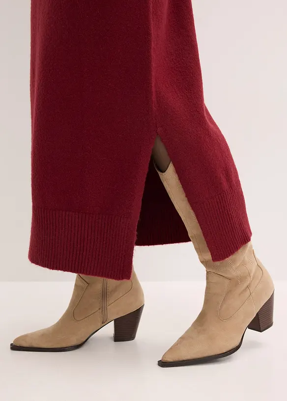 Stickad oversizekl&auml;nning, bonprix