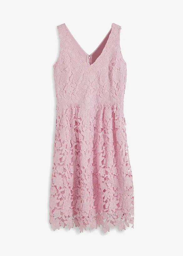 Klänning med gipyrspets, bonprix